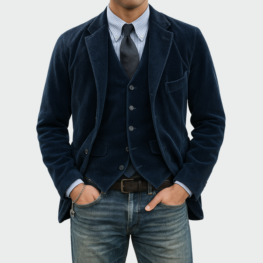Antoine | Blazer élégant pour homme avec gilet