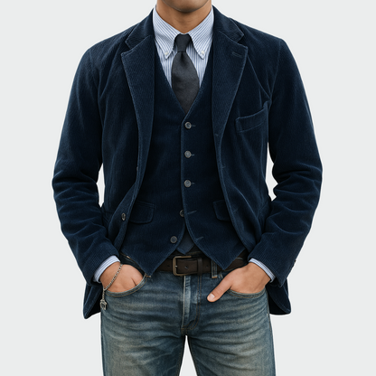 Antoine | Blazer élégant pour homme avec gilet