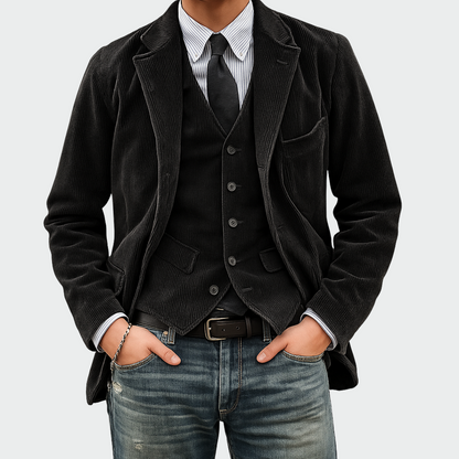 Antoine | Blazer élégant pour homme avec gilet