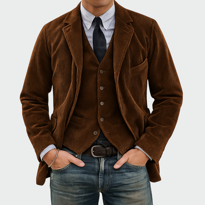 Antoine | Blazer élégant pour homme avec gilet