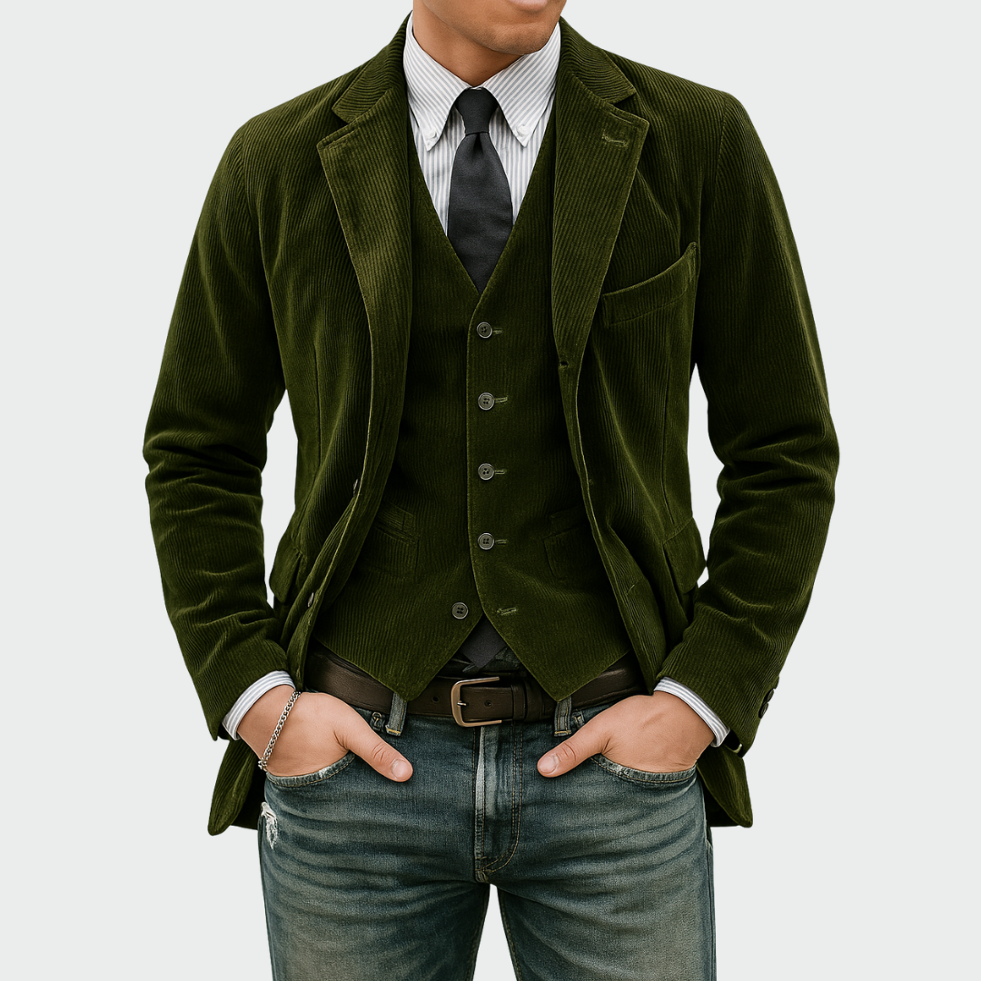 Antoine | Blazer élégant pour homme avec gilet