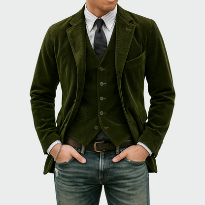 Antoine | Blazer élégant pour homme avec gilet