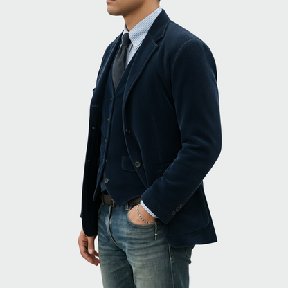Antoine | Blazer élégant pour homme avec gilet