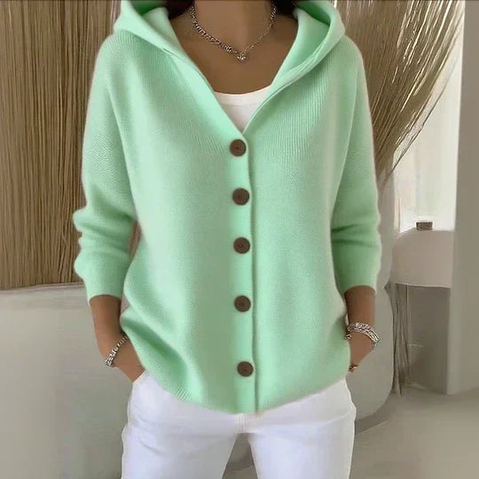 Anais | Veste en Tricot avec Capuche